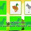 Kids Learning Farm Animals Memory