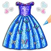 Princess Glitter Coloring