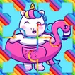 Cute Rainbow Unicorn Puzzles