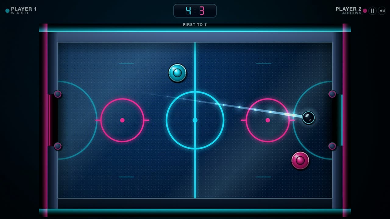 Air Hockey – klíčová grafika