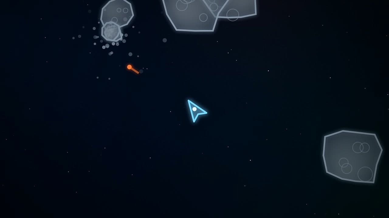 Asteroids – klíčová grafika