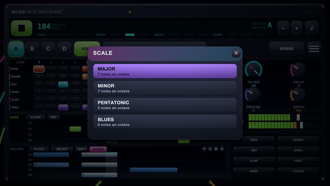 Screenshot 3 di 4 di Beat Maker