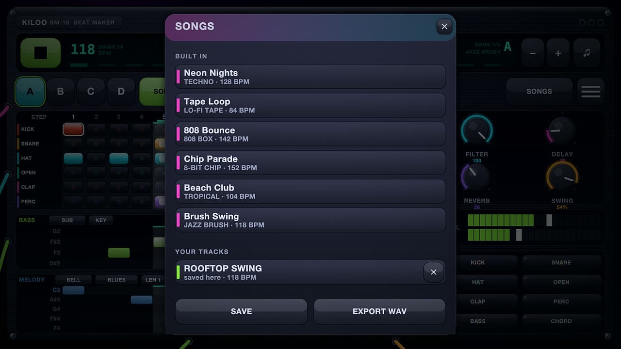 Screenshot 4 di 4 di Beat Maker