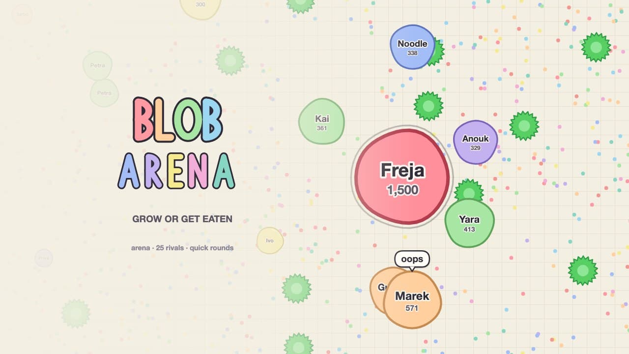 Blob Arena – klíčová grafika