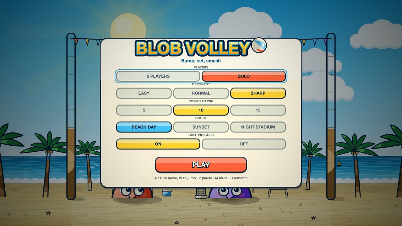 Blob Volley screenshot 1 of 4
