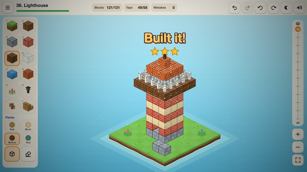 Képernyőkép a(z) Block Builder játékból (2/4)
