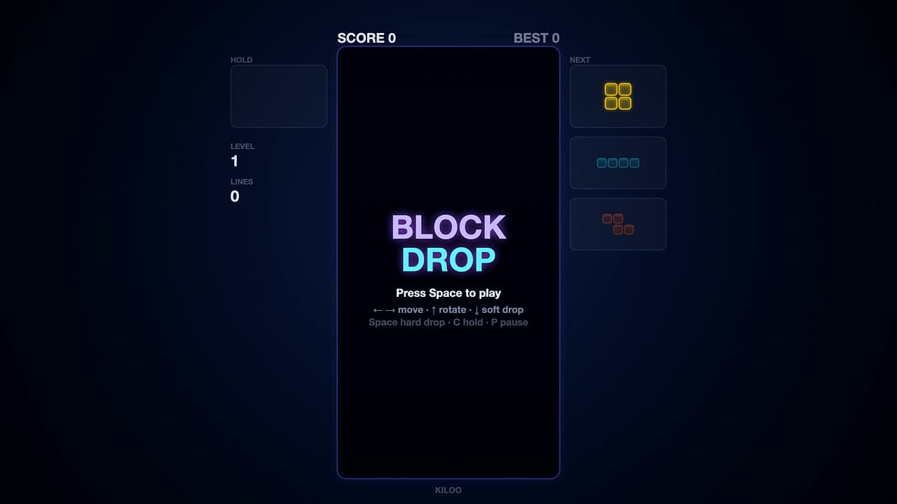 Screenshot 1 di 4 di Block Drop