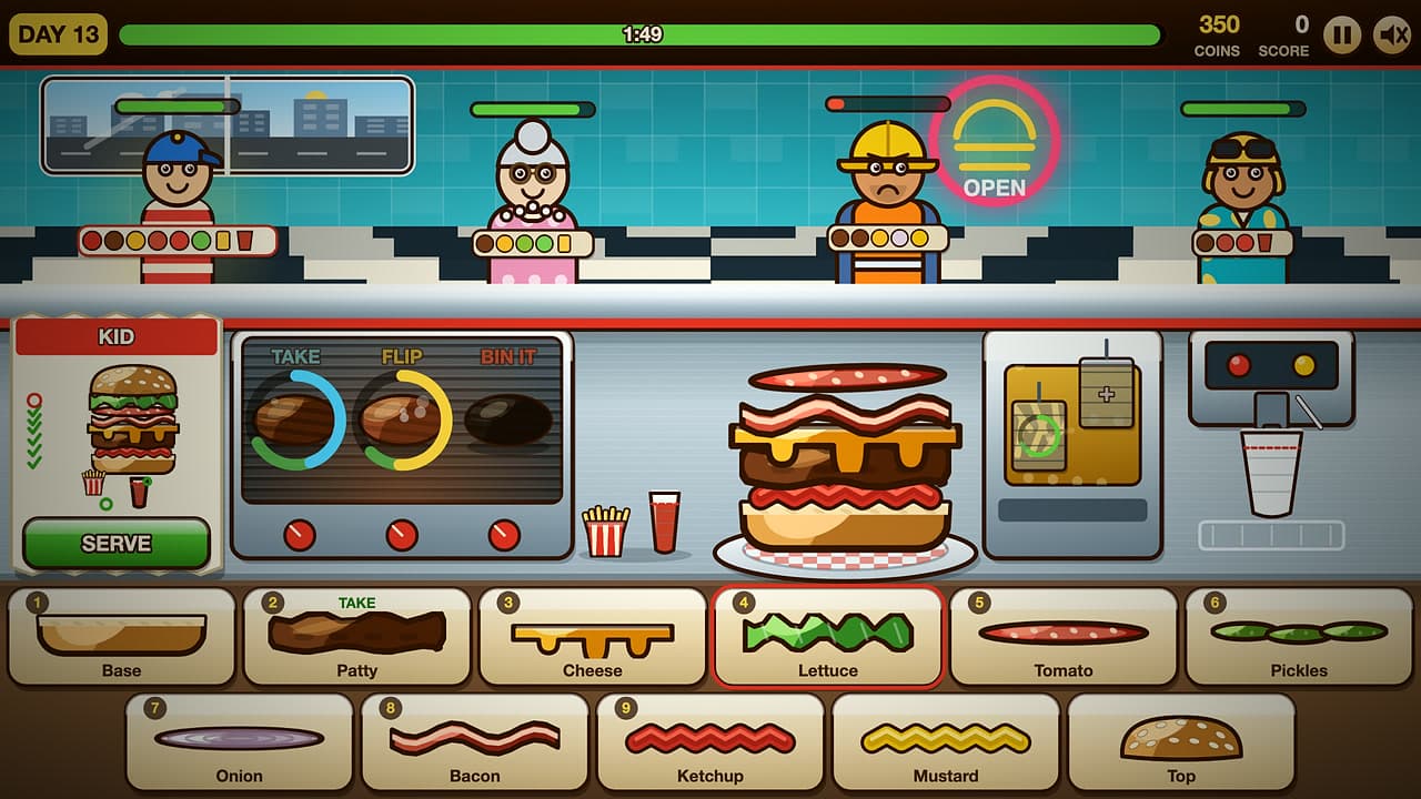 Burger Rush – kuvakaappaus 2/4