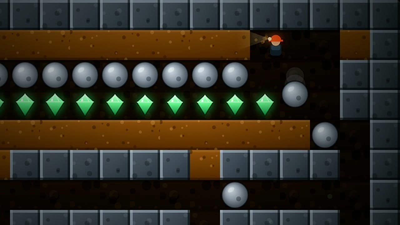 Cave Dash – klíčová grafika