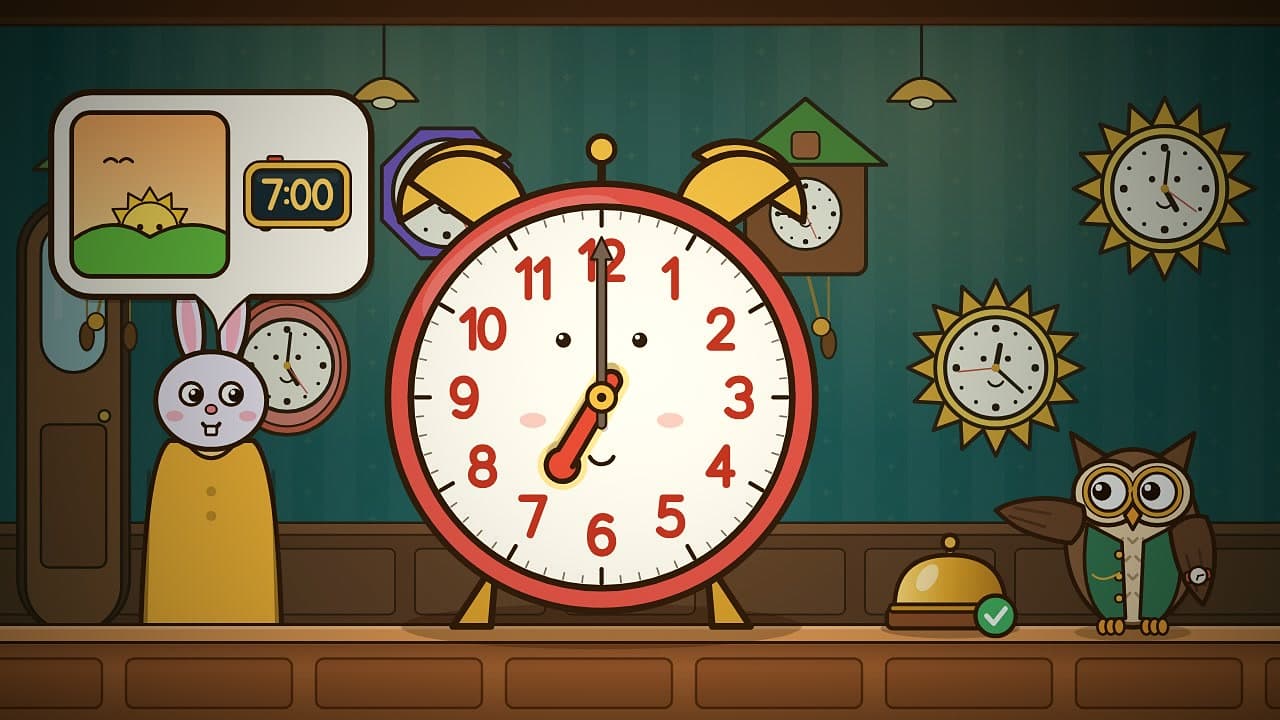 Clock Shop – klíčová grafika