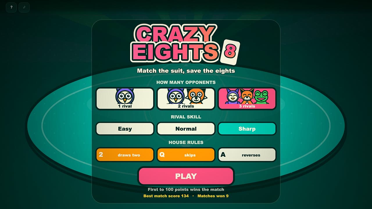 Screenshot 1 di 4 di Crazy Eights