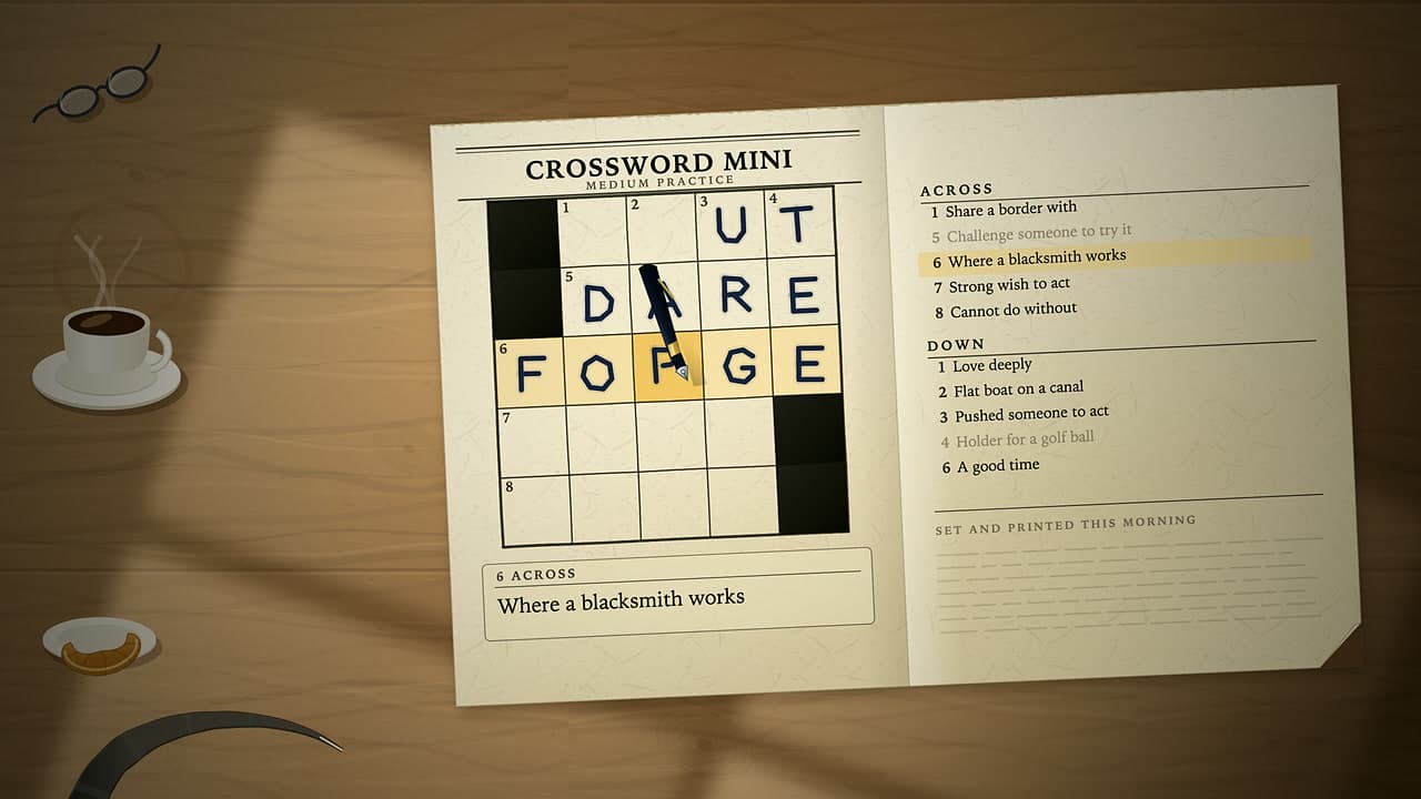 Crossword Mini – klíčová grafika