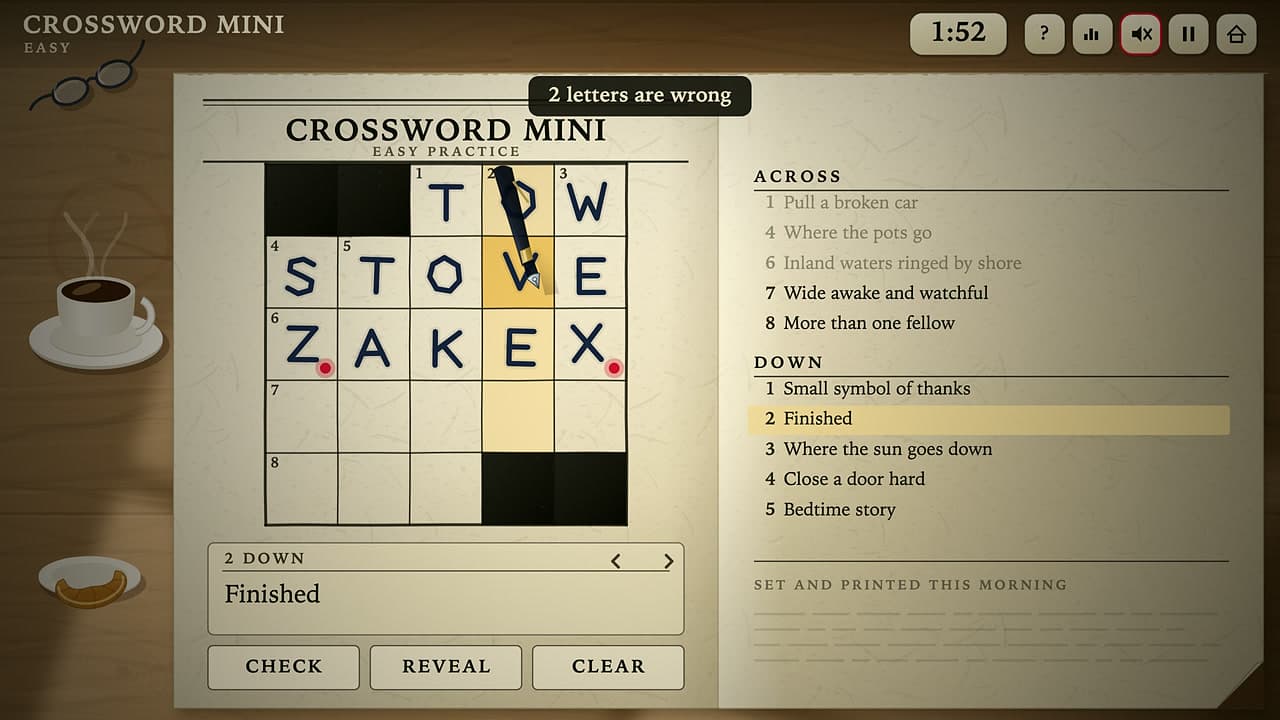 Captura 3 de 4 de Crossword Mini