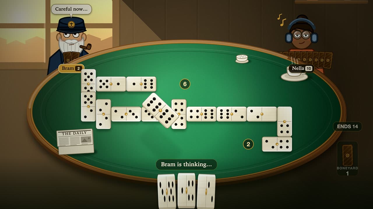 Dominoes – klíčová grafika