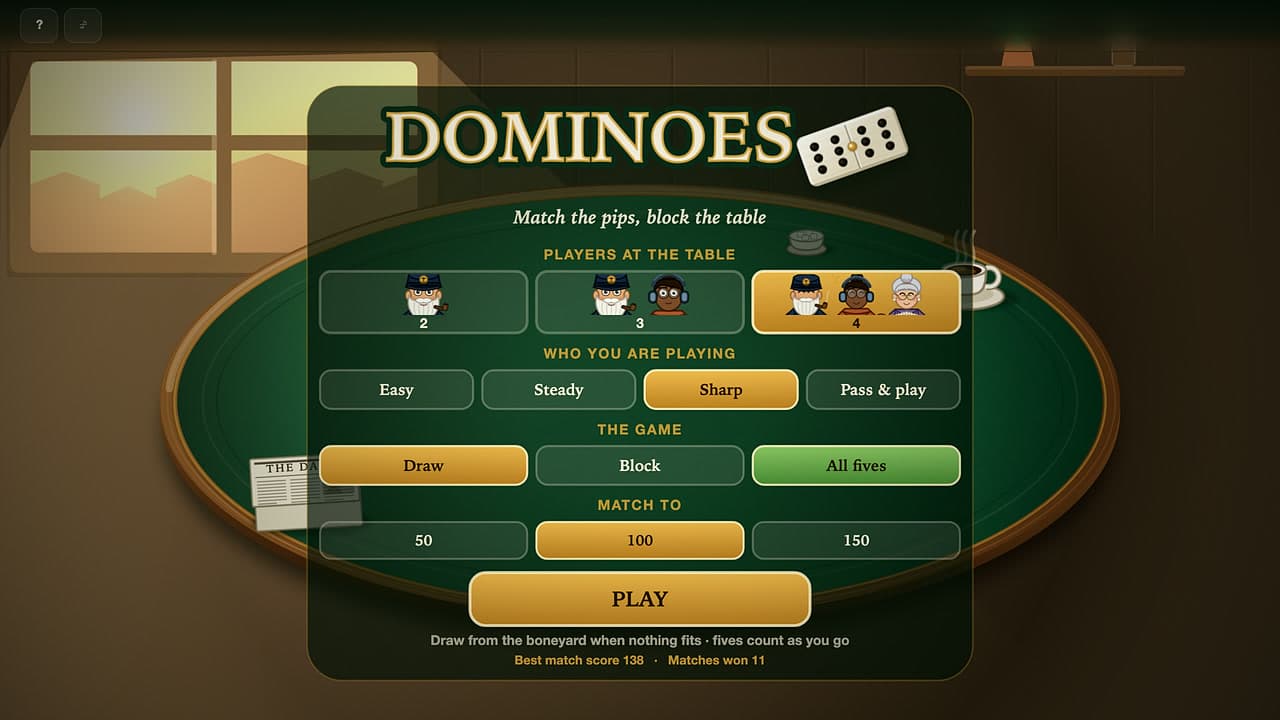 Dominoes screenshot 1 of 4