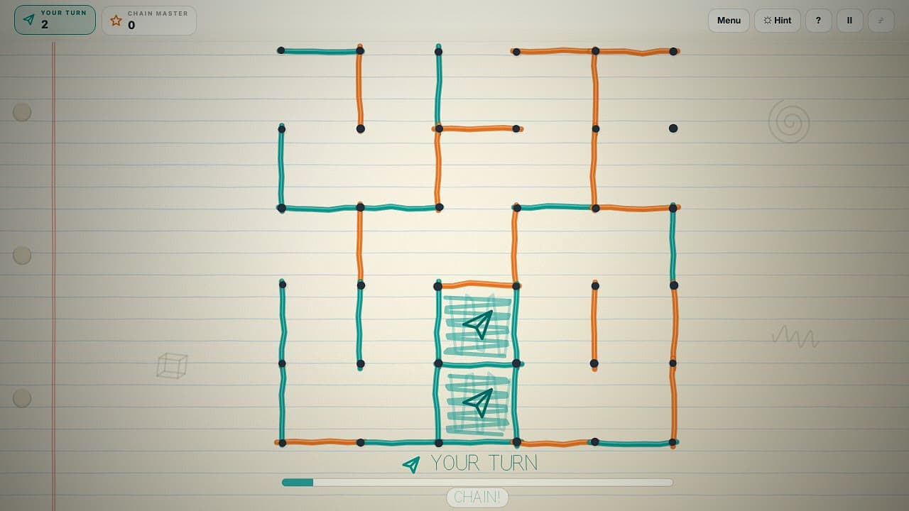 Skjermbilde 2 av 4 fra Dots and Boxes