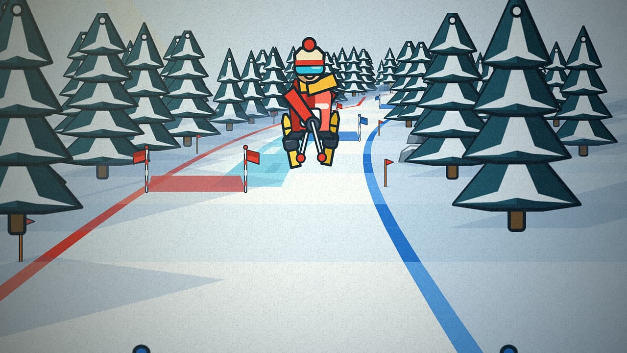 Downhill Dash – klíčová grafika