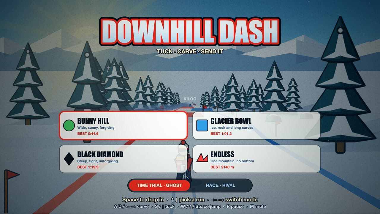 Skjermbilde 1 av 4 fra Downhill Dash