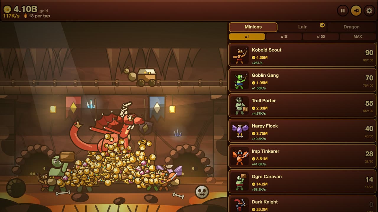 Screenshot 2 van 4 van Dragon Hoard