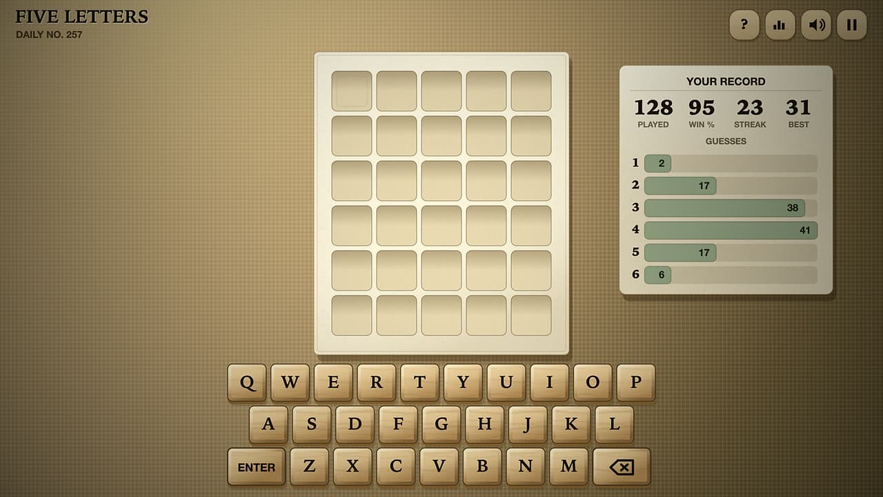 Five Letters screenshot 1 of 4
