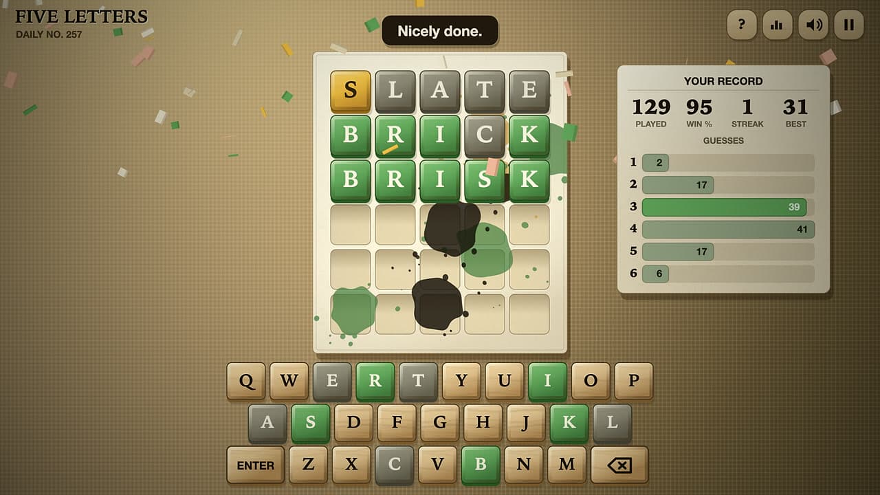 Five Letters screenshot 3 of 4