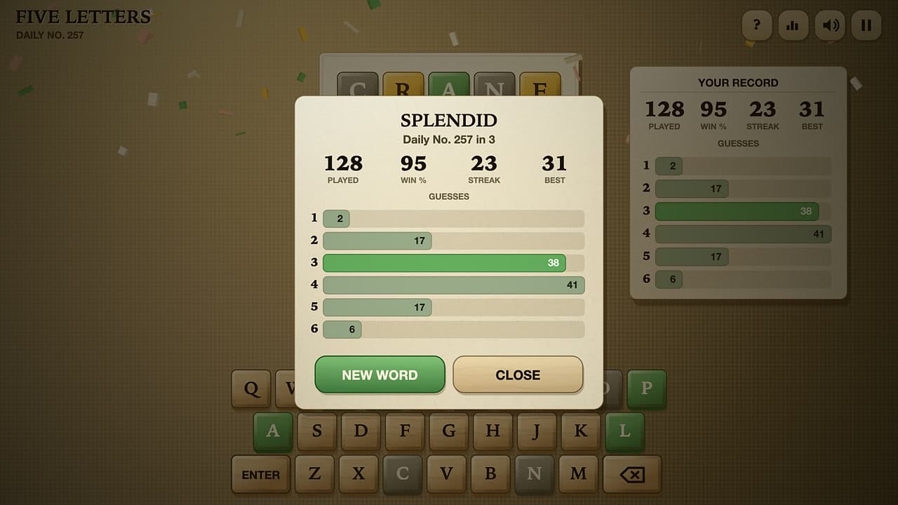 Five Letters screenshot 4 of 4