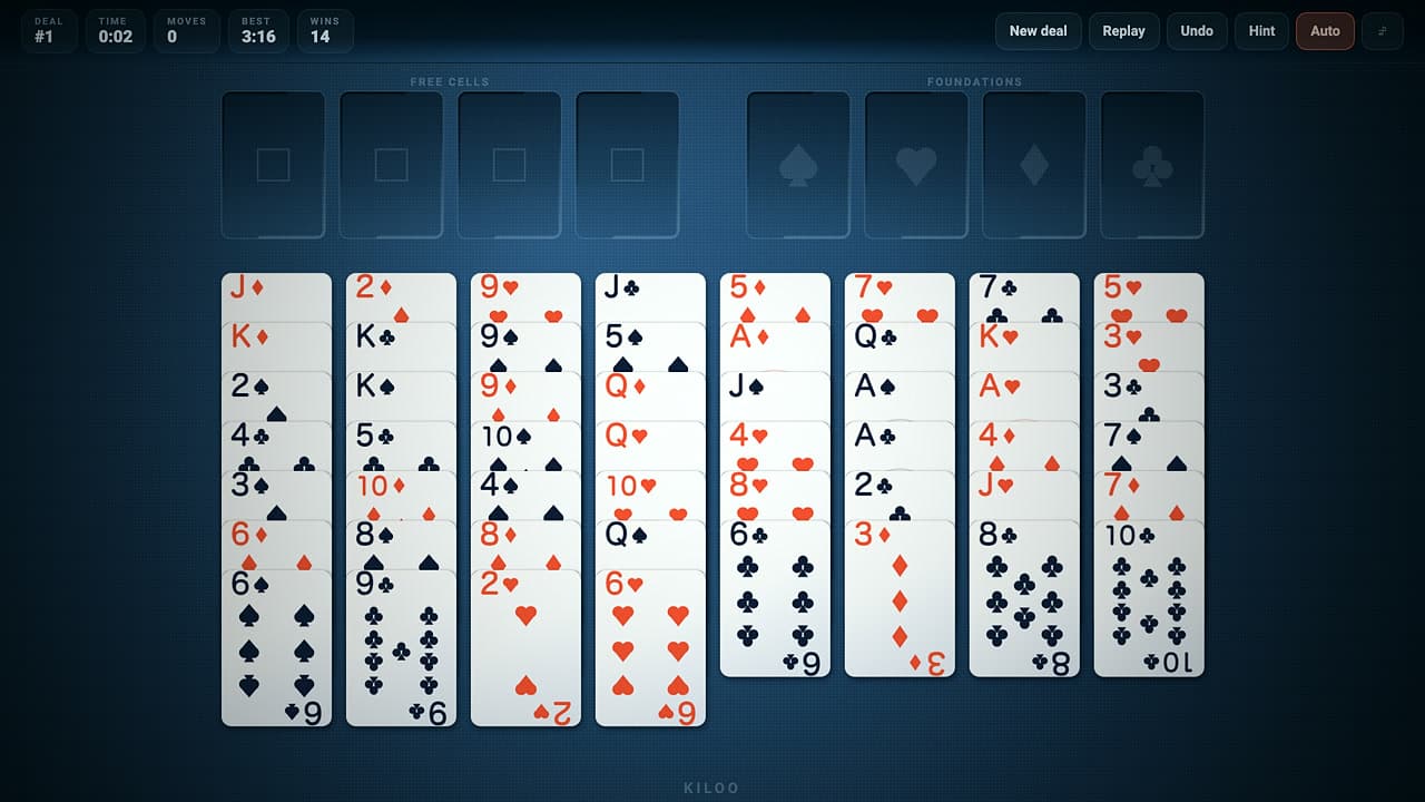 FreeCell screenshot 1 of 4
