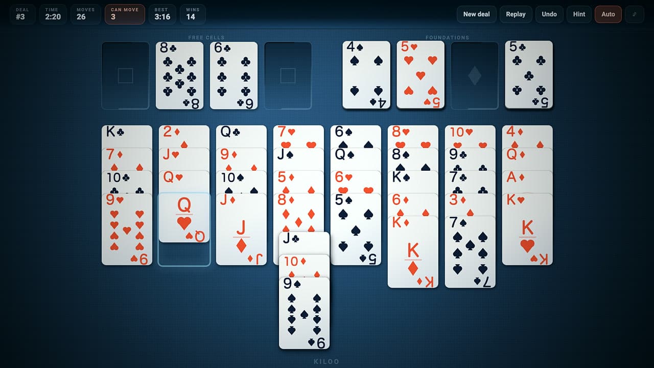 FreeCell screenshot 2 of 4
