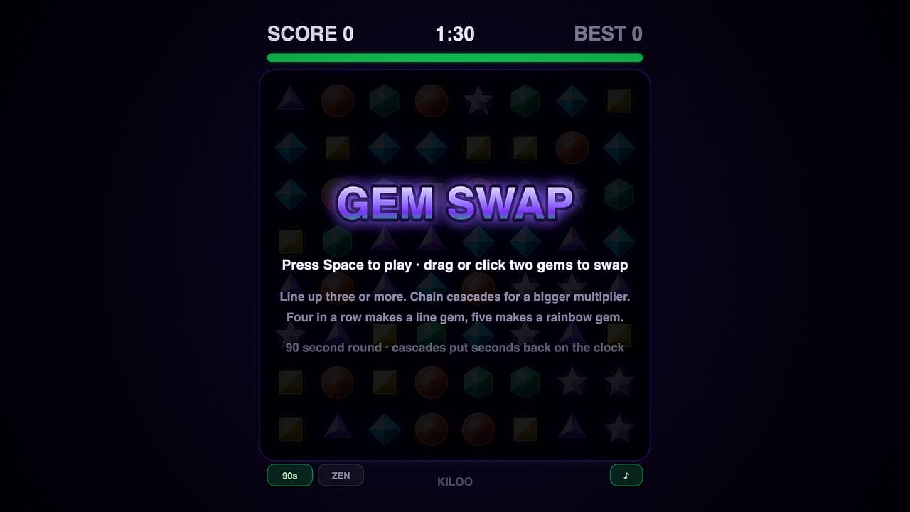 Gem Swap – skærmbillede 1 af 4