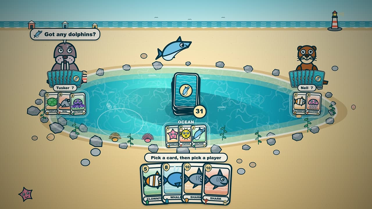 Go Fish – klíčová grafika
