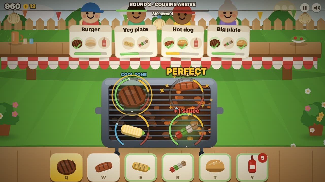 Képernyőkép a(z) Grill Master játékból (2/4)