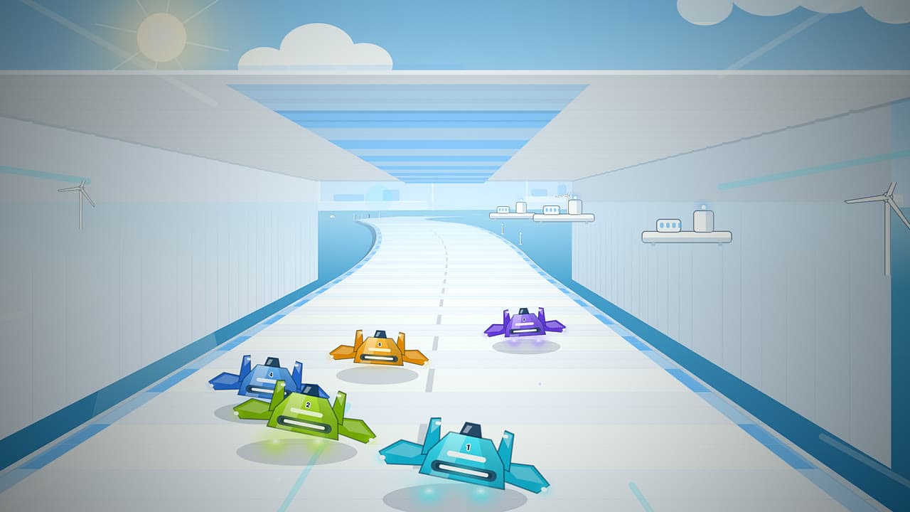Hover Circuit – klíčová grafika