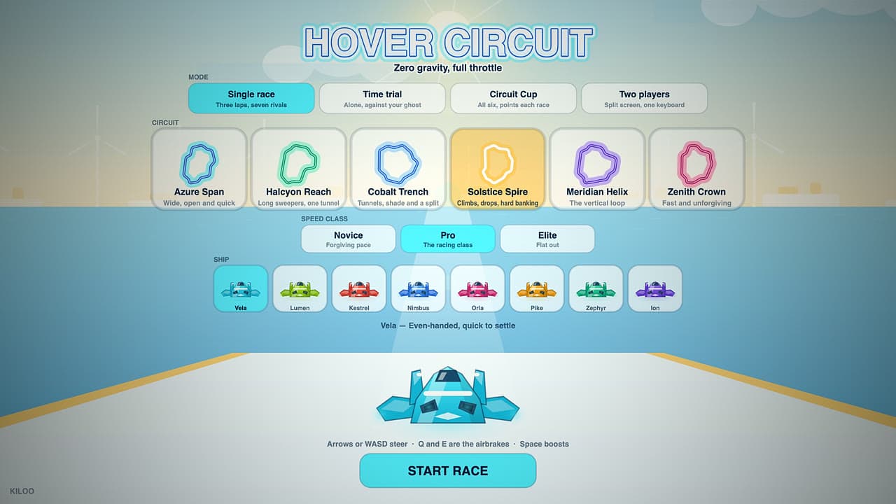 Screenshot 1 di 4 di Hover Circuit