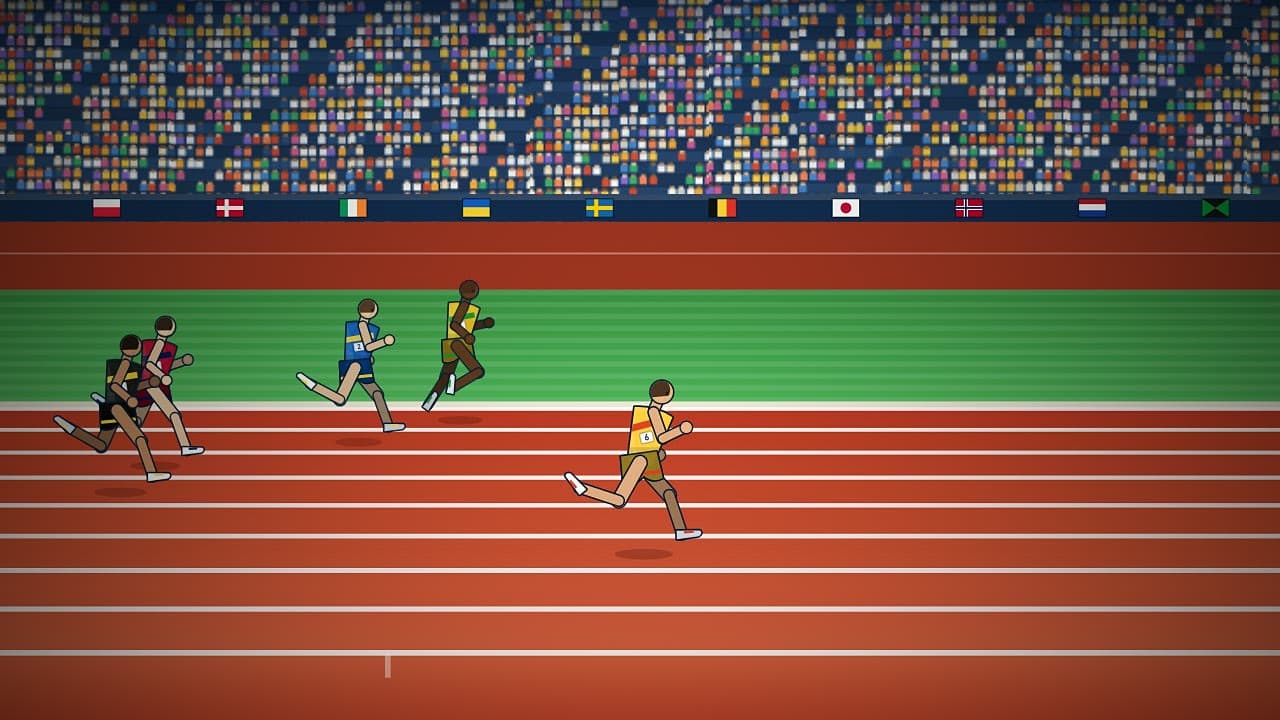 Hurdle Hero – klíčová grafika