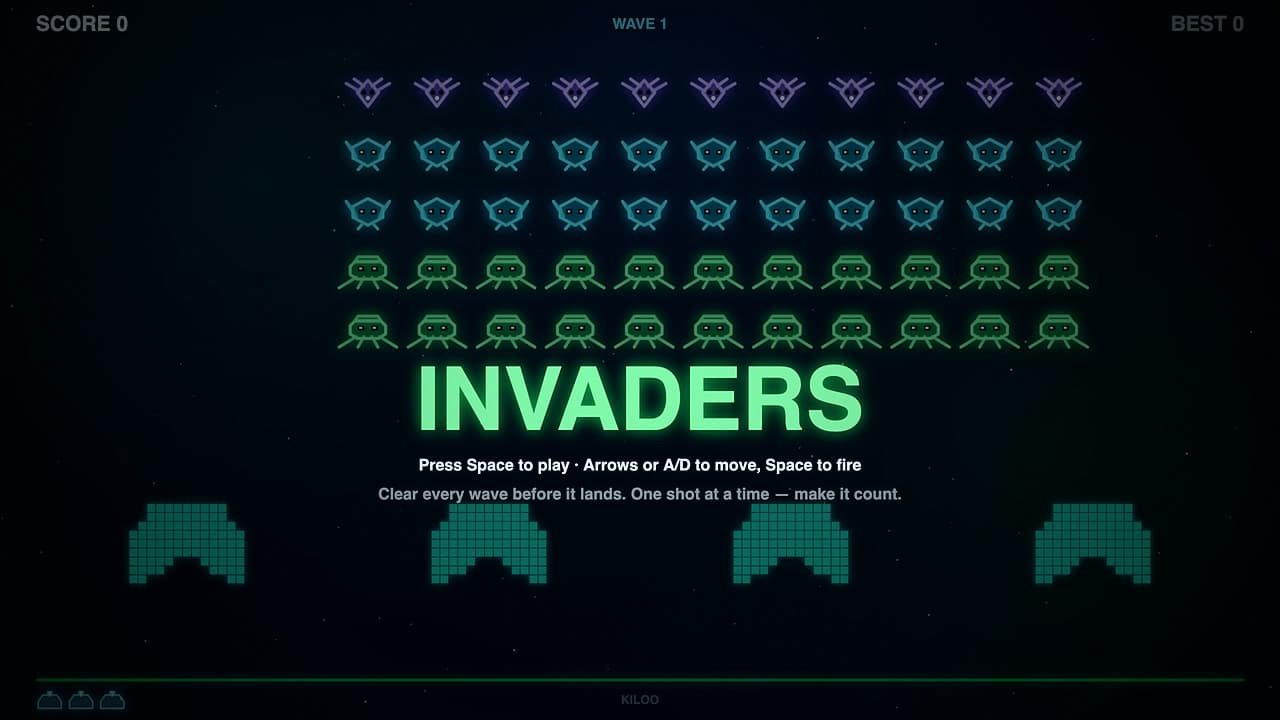 Captura de tela 1 de 4 de Invaders
