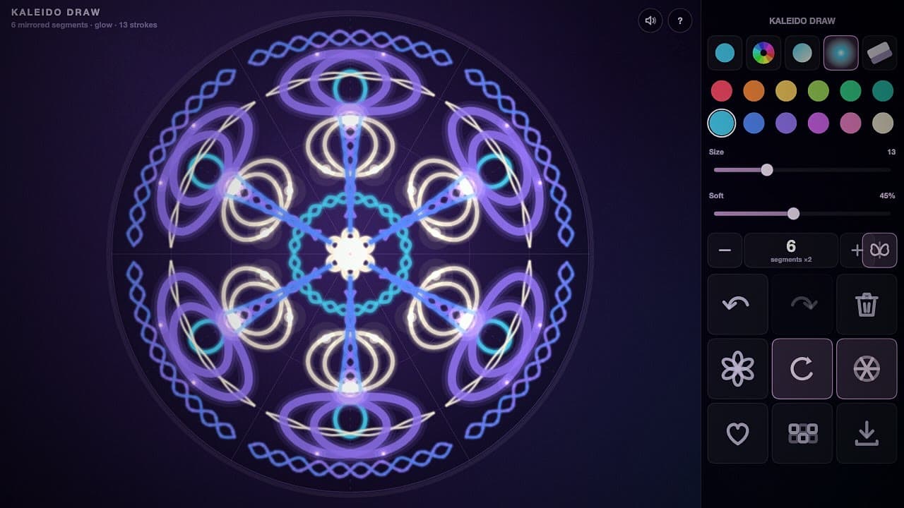 Screenshot 2 van 4 van Kaleido Draw