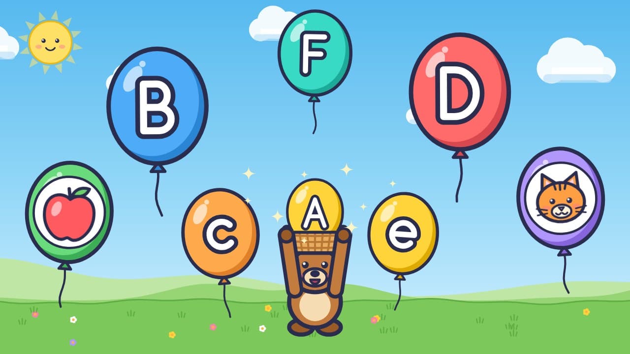 Letter Catch – klíčová grafika