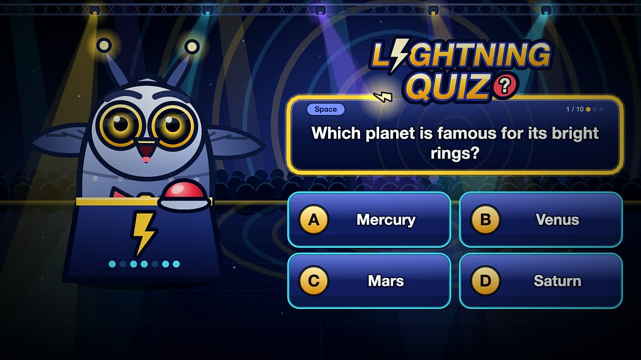 Lightning Quiz – klíčová grafika