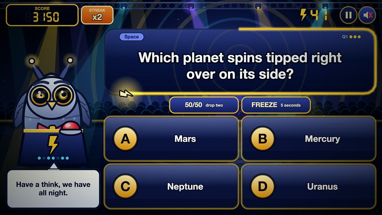 Lightning Quiz – snímek 2 z 4