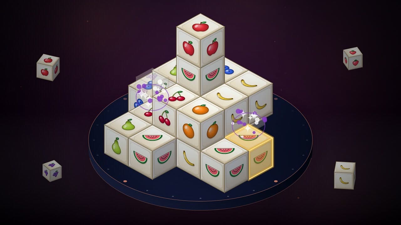 Mahjong Cubes – klíčová grafika