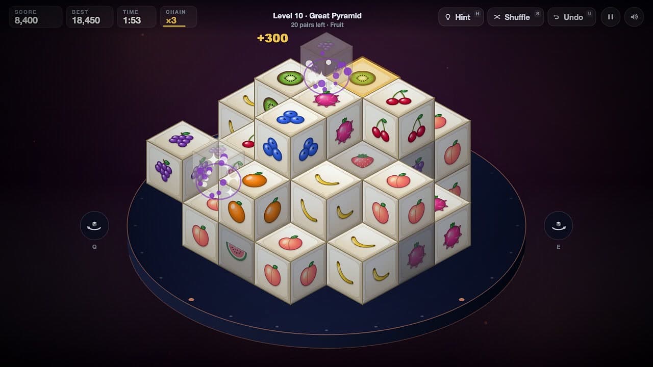 Mahjong Cubes screenshot 1 of 4