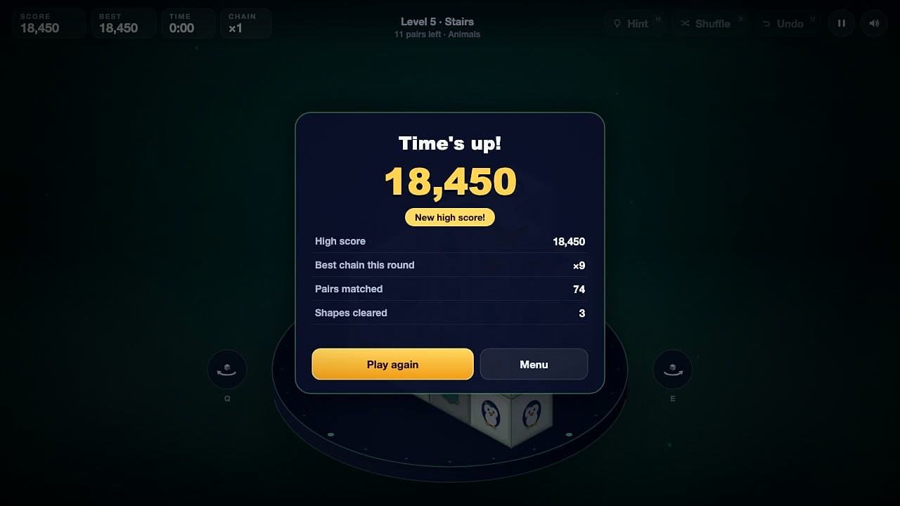 Mahjong Cubes screenshot 4 of 4
