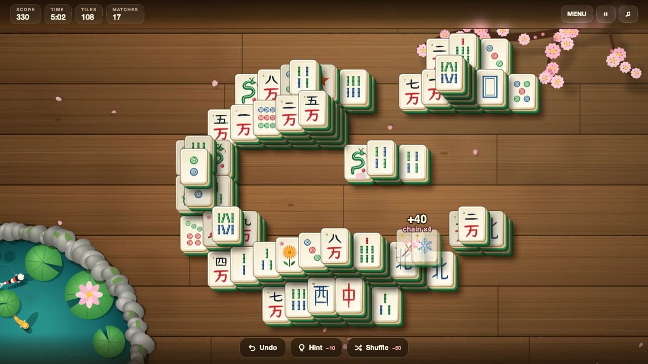 Mahjong Garden screenshot 2 of 4