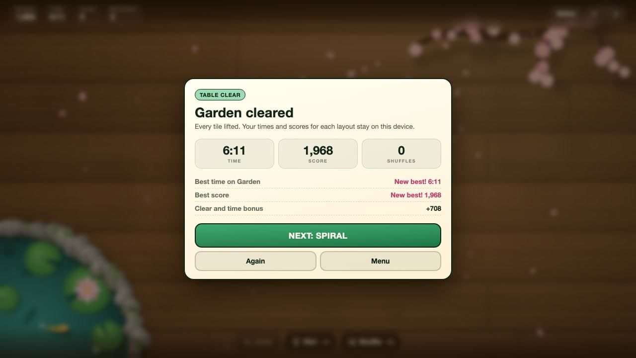 Mahjong Garden screenshot 4 of 4
