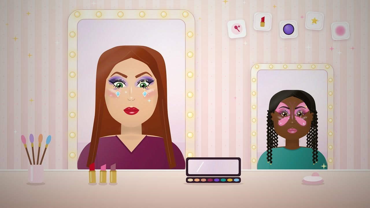 Makeup Mirror – klíčová grafika
