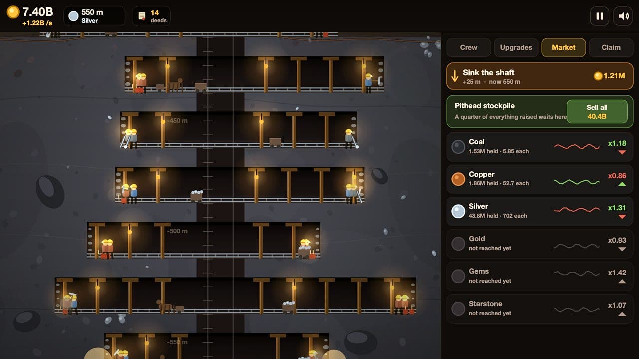 Screenshot 3 di 4 di Mine Mogul