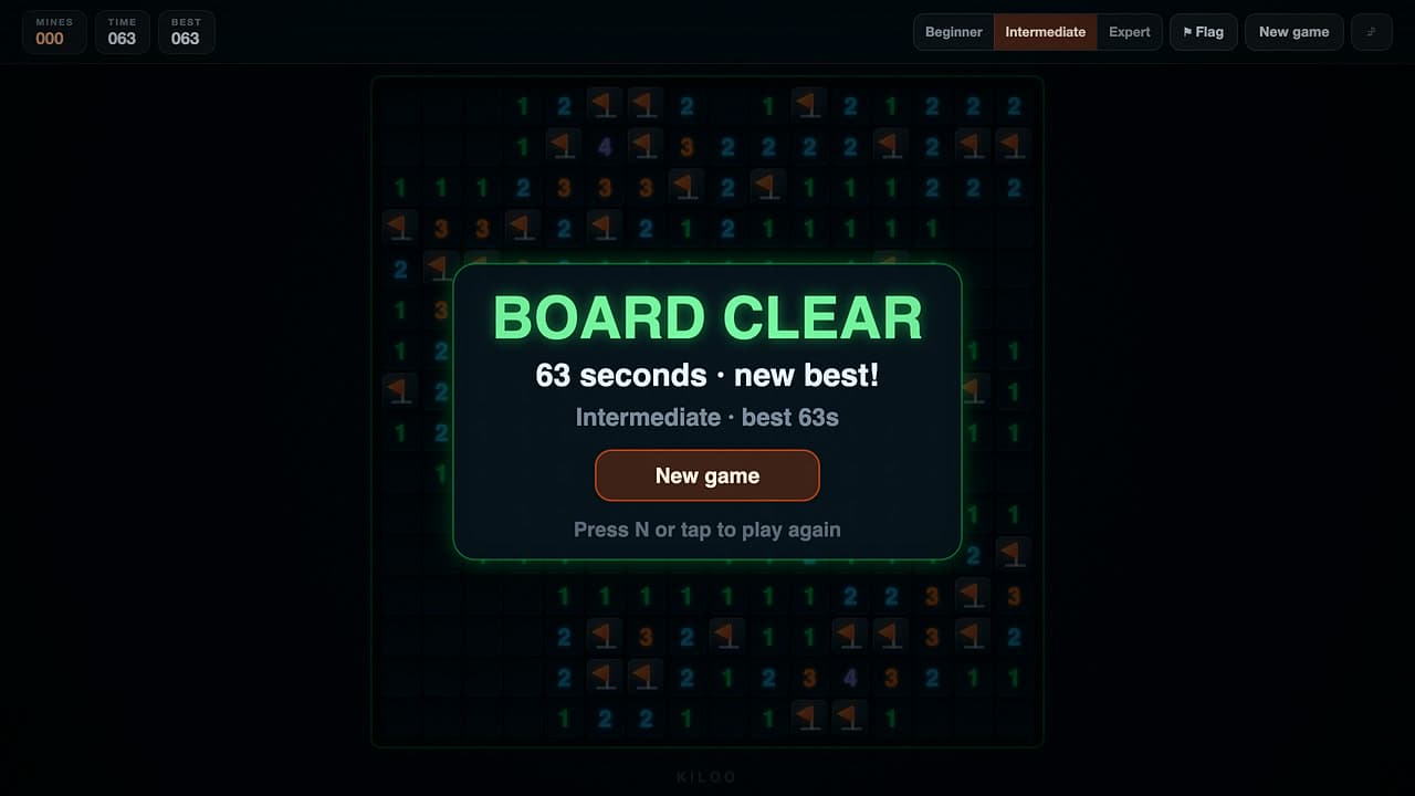 Minesweeper screenshot 4 of 4
