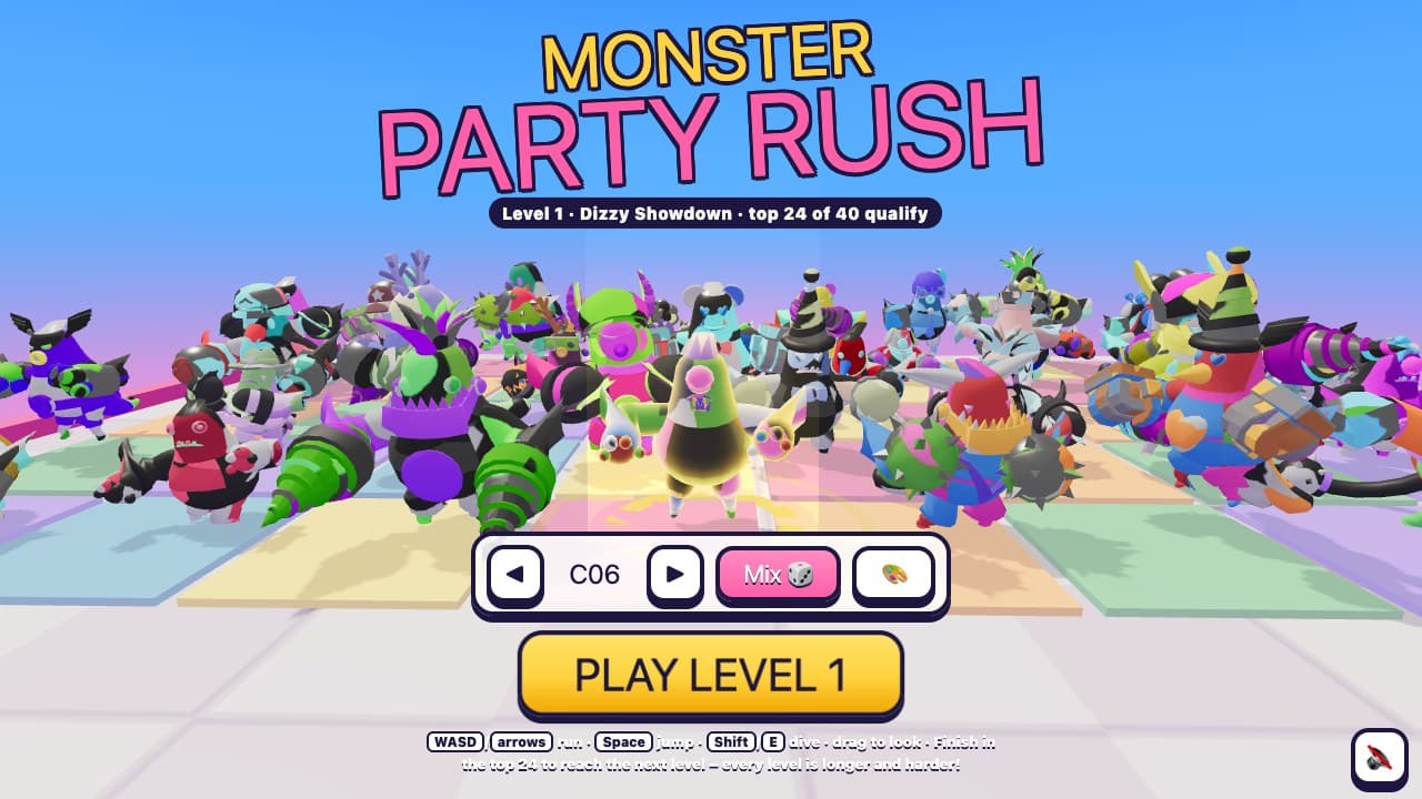 Monster Party Rush – snímek 1 z 4