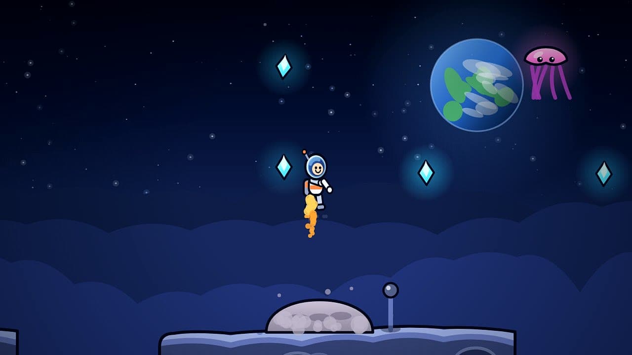 Moon Bounce – klíčová grafika