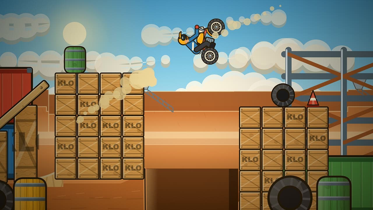 Moto Trials – klíčová grafika